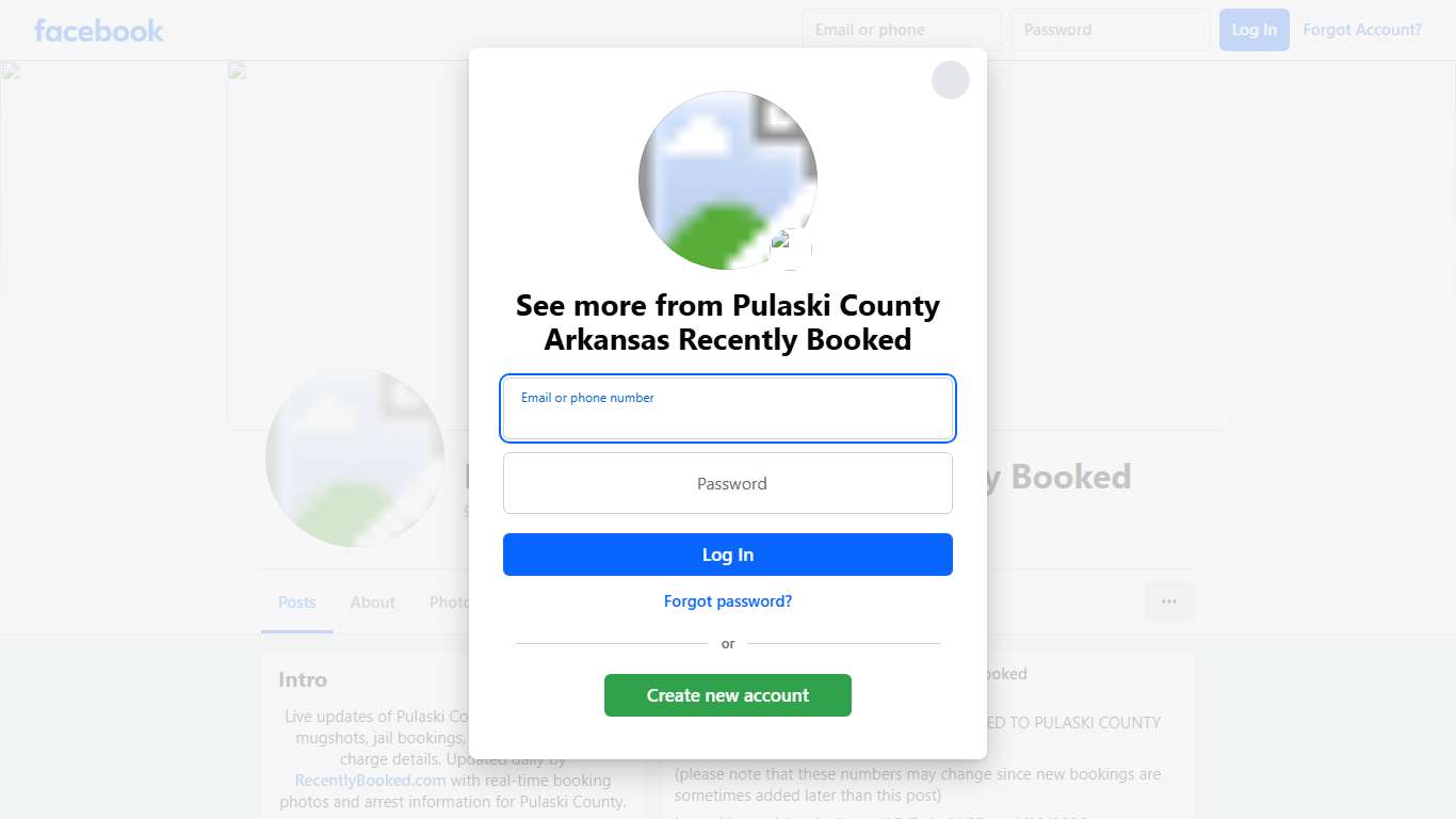 Pulaski County Arkansas Recently Booked | Facebook